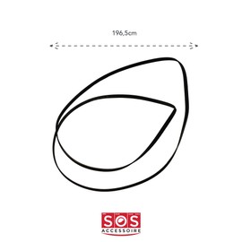Brandt Brandt – 1965H7 Poly V Drive Belt For Laundry – Bvmpièces