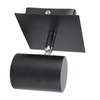 Black GU10 Bulb Holder Modern Lamp Base Metal Light Socket