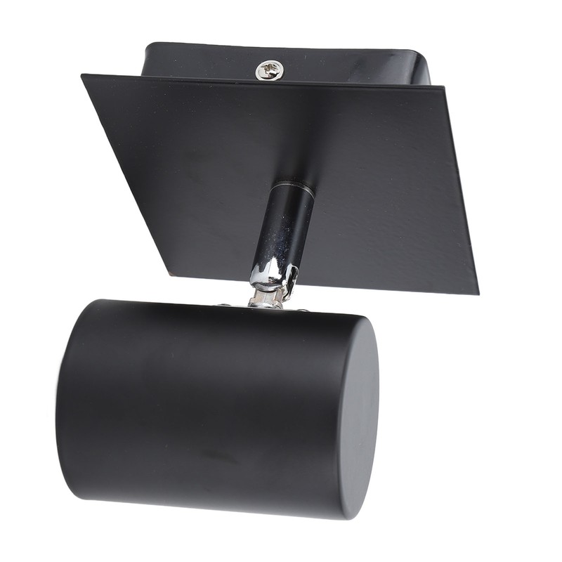 Black GU10 Bulb Holder Modern Lamp Base Metal Light Socket
