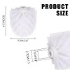 4PCS Toilet Brush Replacement Head Cleaning Tool,Toilet Bowl Brush Head