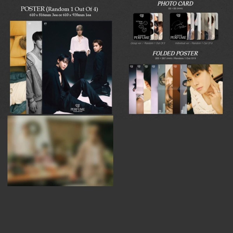 NCT DOJAEJUNG Perfume 1st Mini Album Photobook Ver+Folded Poster