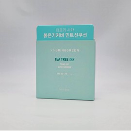 Bring Green Tea Tree Cica Tone-Up Sun Cushion 15g (SPF50+) / 브링그린 티트리 시카 톤업 선 쿠션 15g (SPF50+)
