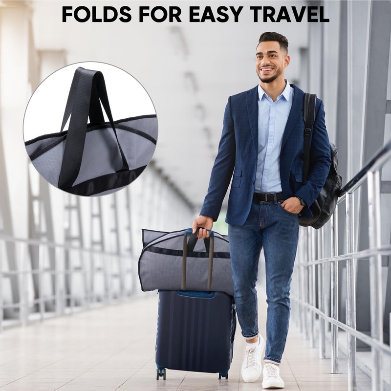 BALEINE 1PK Heavy Duty Garment Bag with Shoe Storage Travel