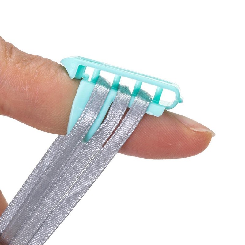 gofidin 4Pcs Finger Splitter Sweater Wool Knitting Tool 4 Yarn