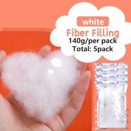 MORFEN 700g/24.7oz Polyfill Stuffing, Poly Filling Stuffing, Premium Polyfill Fiber Fill, Cushions Pillow Stuffing, High Resilience Cotton Stuffing for Crafts Pillows DIY Crochet Stuffing