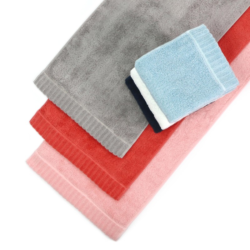 Imabari Towel, Iorino, Face Towel, Fluffy, Fluffy, Highly Absorbent (Pink)