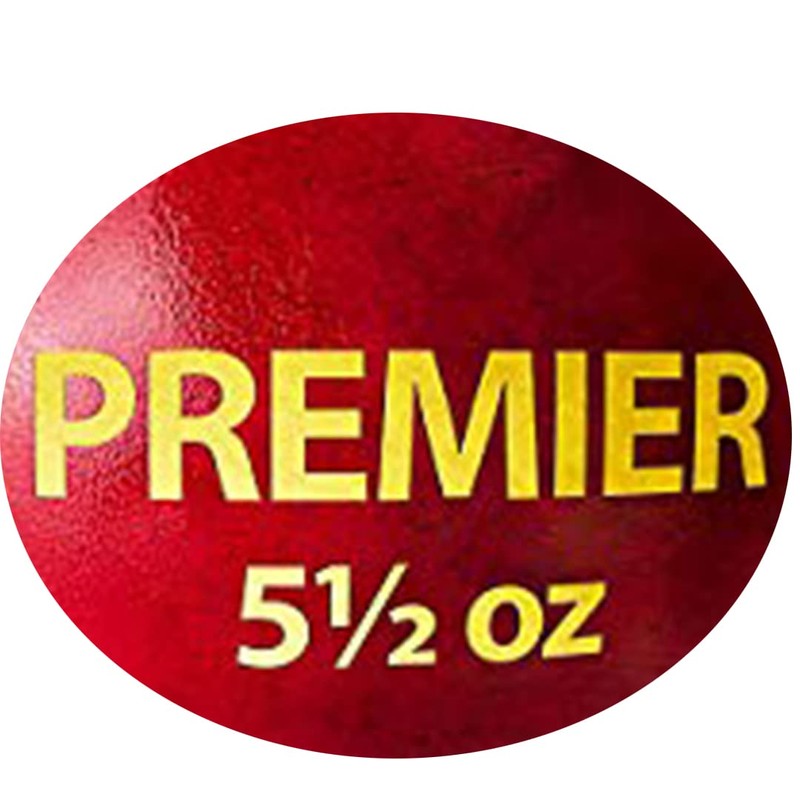DSC Premier Leather Cricket Ball (Red)| Water Proofed Leather Ball