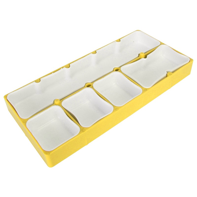 Watch Parts Storage Box Stackable 5 Compartments Acrylic Rubber Watch