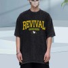 Mens Oversized Summer Washed Tee 100% Cotton 5 Colors Chicago