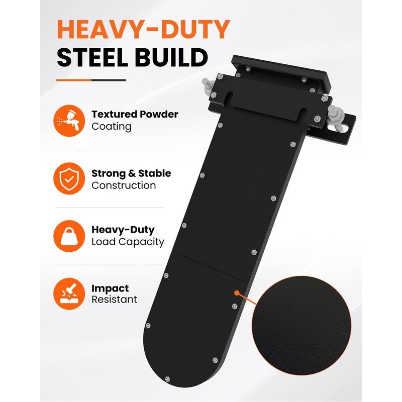 EONECROSS Chainsaw Holder for Tractor, Steel Scabbard, No-Drill Mount