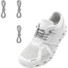 3 pares de Cordones Elásticos delgados para Zapatos Deportivos On