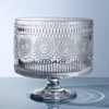 MOLIGOU Glass Trifle Bowl, 110 oz Trifle Bowl with Pedestal,