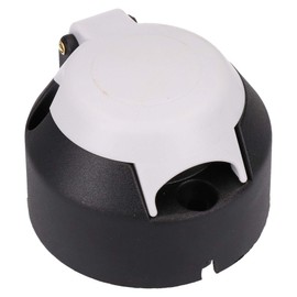 AB Tools Tow Bar Electrics 7 Pin S Type Plastic Grey Socket for Caravans TR044