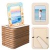 Wooden Picture Frames for Crafts 30 Pcs DIY Wood Frame