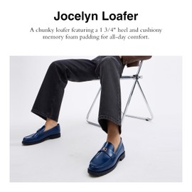 COACH Women's Jocelyn Loafer, Deep Blue, 9