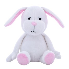 Blueberry Pet 6" Squeaky Plush Dog Toy Easter Spring Gifts for Puppies & Small Dogs, Pure Bunny Rabbit Design Chew Toy - Durable, Soft, Interactive Cat Toys, Dog Toys, Bluey Toys