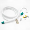 ELECTROHOGAR Kit Drain Hose Extension for Washing Machine, 2.5 m,