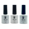 Trío Base,top Y Top Matte 10 Ml Para Uñas Gel