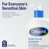 Jabón Facial Cetaphil Limpiador Diario Pieles Sensibles Mixtas Grasas Espuma
