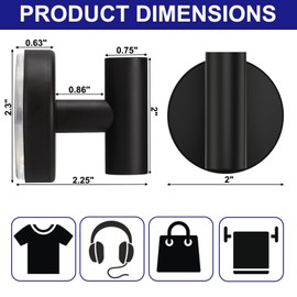 Efanr Suction Cup Hooks for Shower, Stainless Steel Towel Hooks for Bathroom Kitchen Wall Glass Mirror Tile, Holders for Hanging Towels Bath Robes Loofah Coat (Silver)