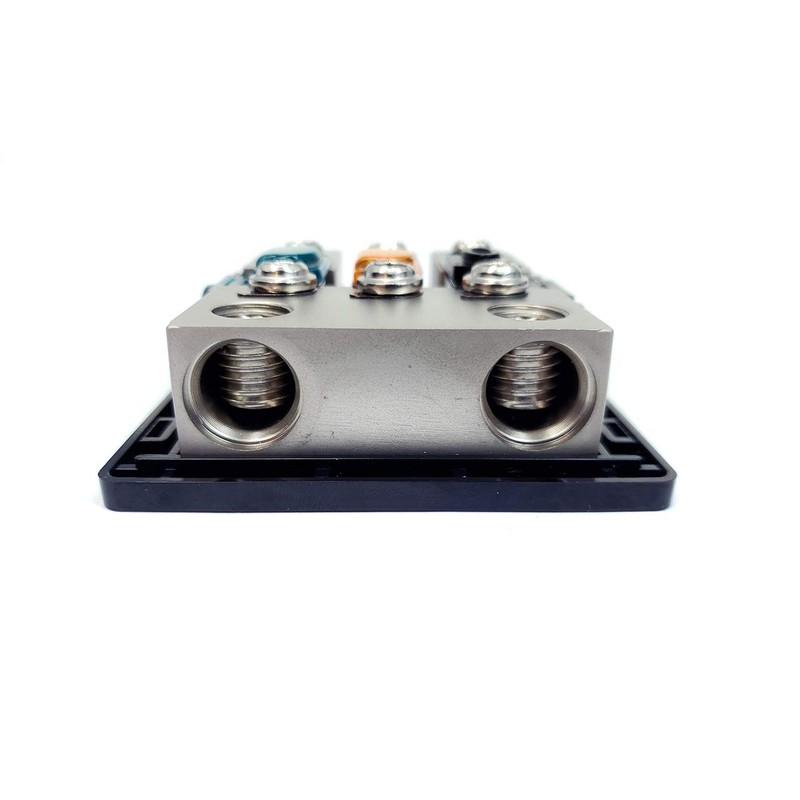 KnuKonceptz Bassik High Current 3 Way 0 Gauge Fuse Distribution