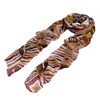 TrendsBlue Multi Color Aztec Tribal Style Scarf, Brown