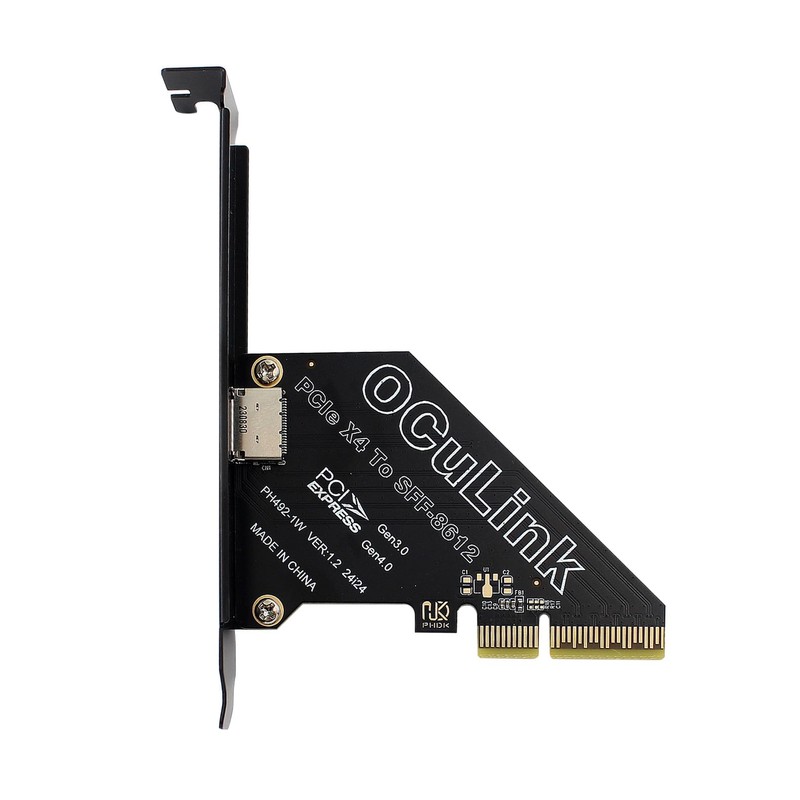 Sintech PCIe 4.0 x4 to Oculink,Oculink SFF-8611 to PCI-e Adapter