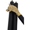 Samad Nautical Golden Wolf Head Brass Handle Walking Stick –