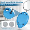 7 Pcs LED Keychain Flashlight Mini Keychain Light Ultra Bright