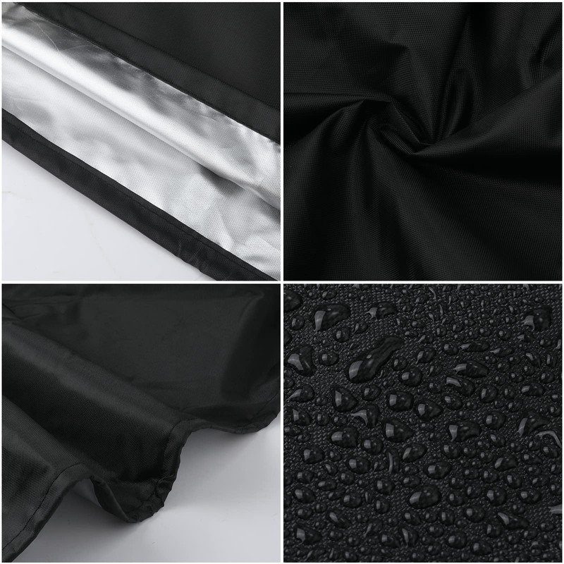 TOYMIS 8ft Round Stock Tank Pool Cover, Waterproof Dustproof Protector,