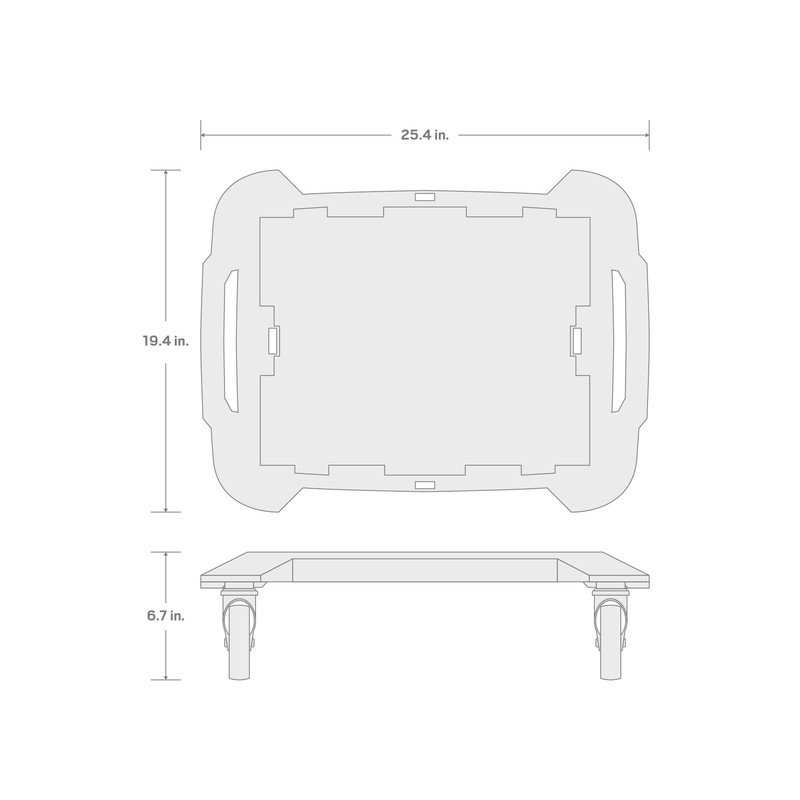 TEKTON Stacking Tool Cart Dolly | OLB81001