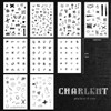 CHARLENT Small Doodles Temporary Tattoos For Adults - 9 Sheets