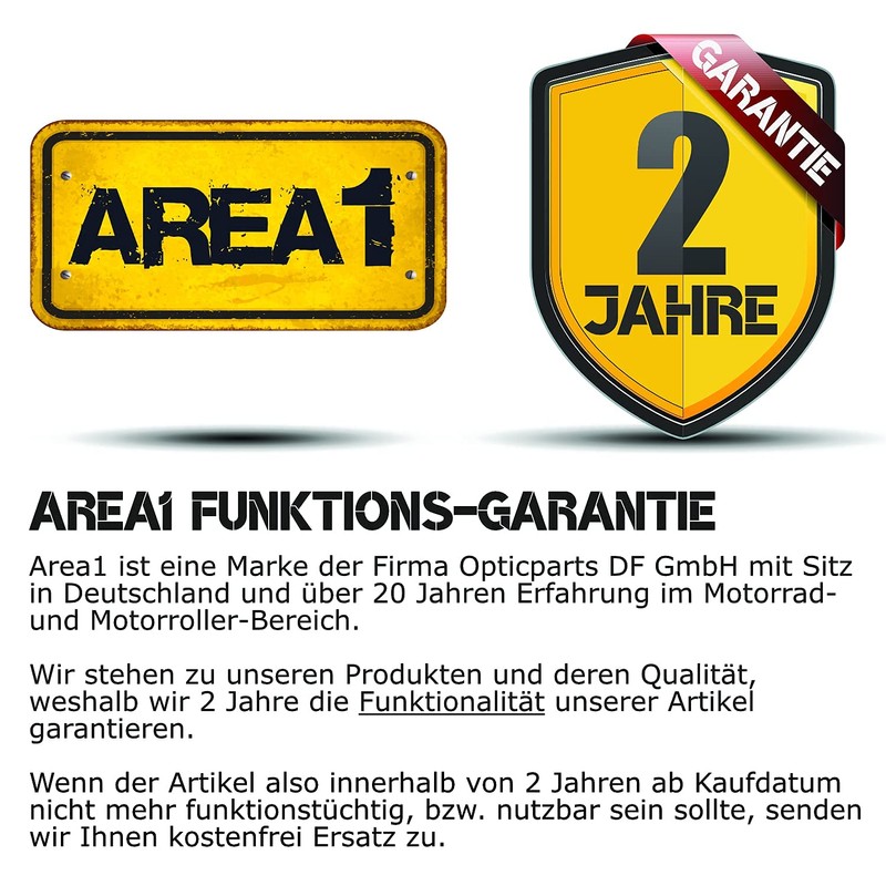 Area1 Motorcycle LED Indicator E-Approved Carbon Running Light Effect M8