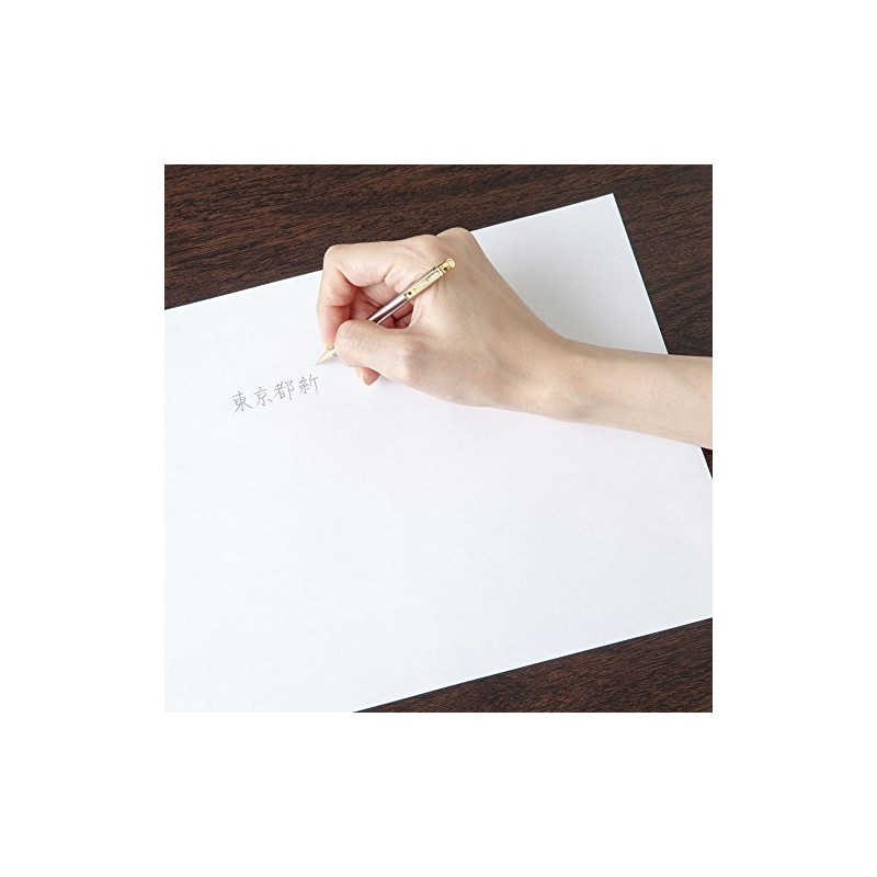 ZEBRA Mini Mechanical Pencil TS-5, 0.5mm, Silver with Gold Accent