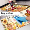 APROPHIC Fall Kitchen Mat Pumpkin Sunflower Kitchen Mats for Floor