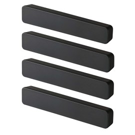 Yamazaki 5408 Magnetic Bars, Set of 4, Black, Approx. W3.9 x D 4.0 x H 0.7 inches (10 x 1 x 1.8 cm) Tower, Easy to Take
