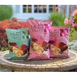 Mixed Roots Chips - All Natural Vegetable Chips (Rosemary Garlic, 4 x 2.8 oz) | Trans Fat & Cholesterol Free | Gluten Free & Non-GMO | No Preservatives Exotic Roots