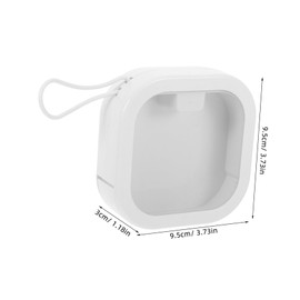 FRCOLOR 2pcs Portable Hair Tie Organizer Storage Box Multi-function Hair Accessories Organizer for Home Travel Bathroom Compact Tpe Material for Easy Access and Cleanliness