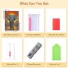 HEIBAGO 5D Elephant Diamond Painting Kits for Adults Kids, Full