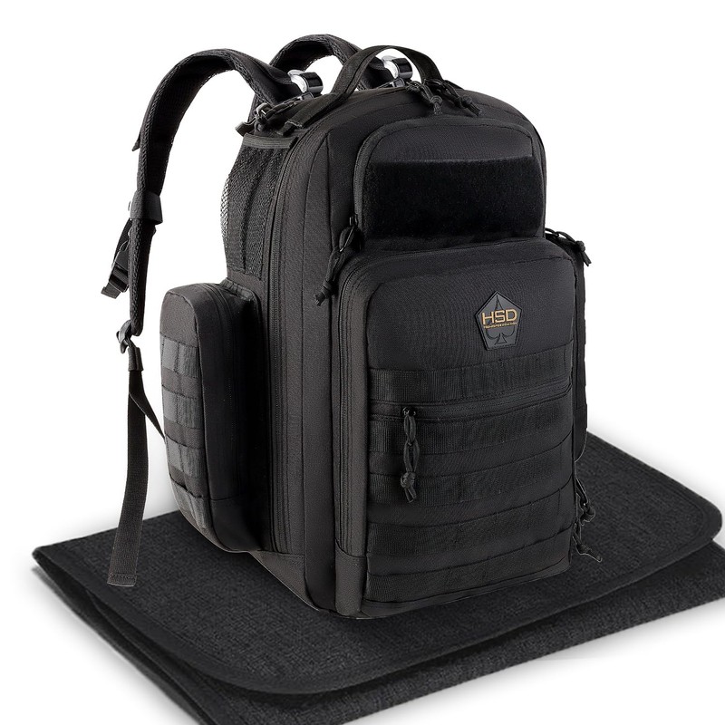 HighSpeedDaddy - Original Baby Diaper Backpack, Military-Grade, Waterproof Baby Travel