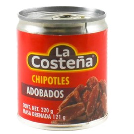 La Costena Chipotles Peppers in Adobo Sauce 220g (Pack of 1)