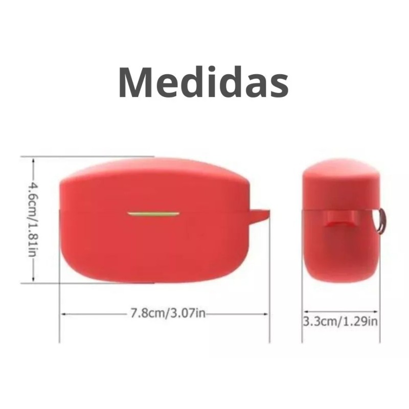 Estuchelandia Funda De Silicona Suave Con Gancho Para Sony Wf