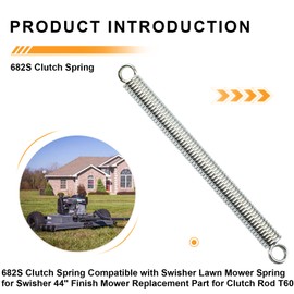 DZBQ 682S Clutch Spring Compatible with Swisher Lawn Mower, Spring for Swisher 44" Finish Mower, Replacement Part for Clutch Rod T60