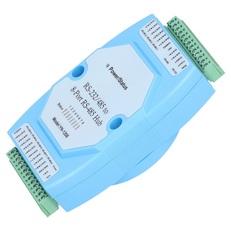 RS485 Hub 8 Ports OptoIsolated AntiInterference HighSpeed Transmission Repeater Distributor
