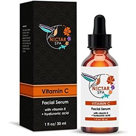 Suero Facial Con Vitamina C, Vitamina E Y Ácido Hialurónico - 1 Fl Oz30 Ml