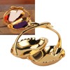 Double Fruit Plate Zinc Alloy Dual Fruit Tray Decorative Fruit
