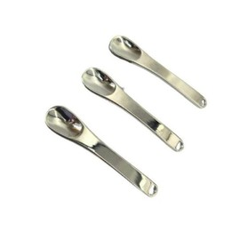 [Lungs_62] Cosmetic Spatula Mini Spoon Silver (46392078) / [룽스_62]화장품 화장품스파츌라 미니 주걱 스푼 실버 (46392078)