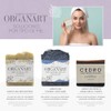 Organart Jabón Facial Natural de Carbón Activado | Árbol de