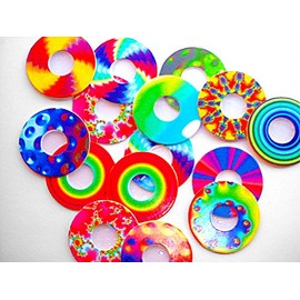 Rainbow Symphony Diffraction Grating - Rainbow Peepholes, Package of 25