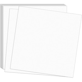 White Cardstock 12x12inch, 300gsm/110lb Thick Card Stock Cover Paper 30 Sheet Craft Paper for Scrapbooking, Home, School, Office, Craft Painting Art Works